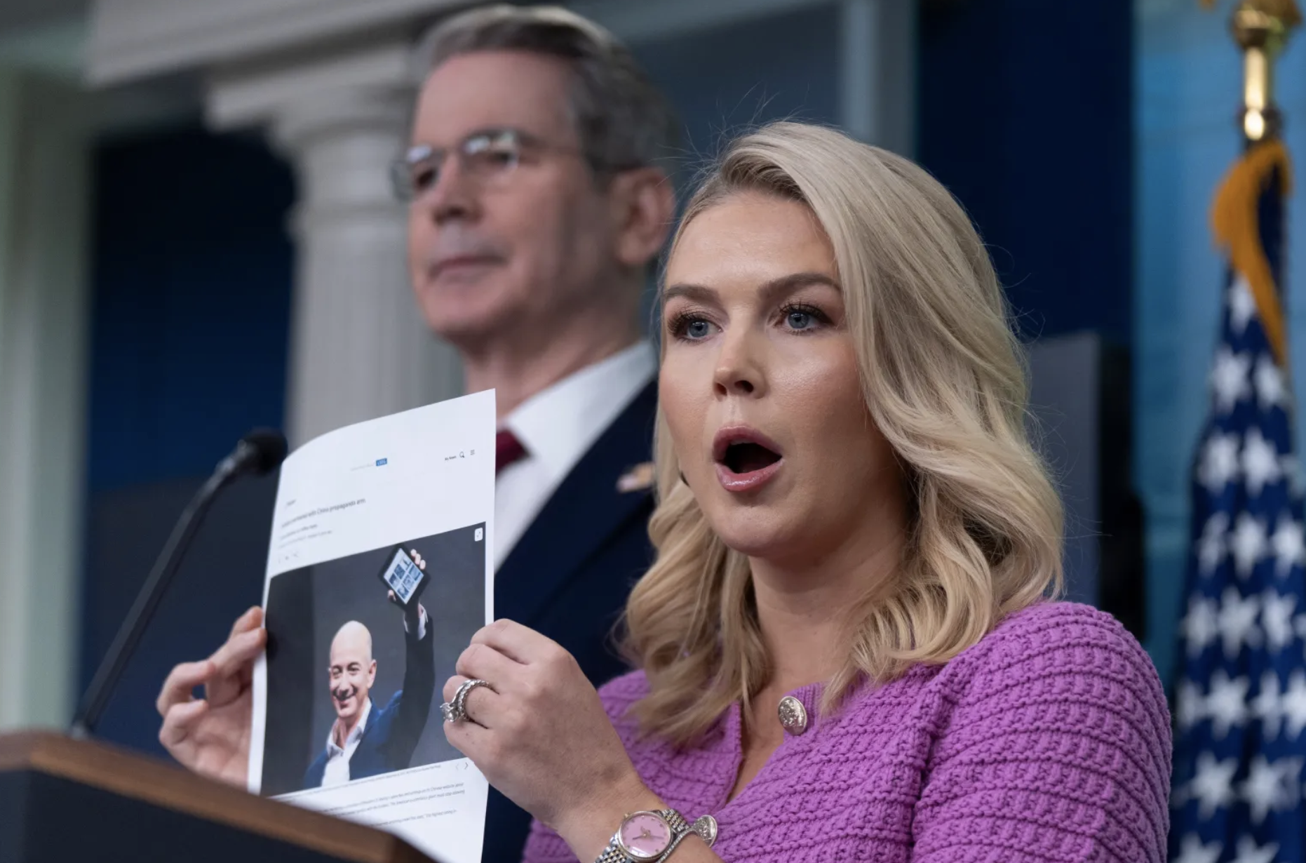White House accuses Amazon of ‘hostile and political act’ on tariffs