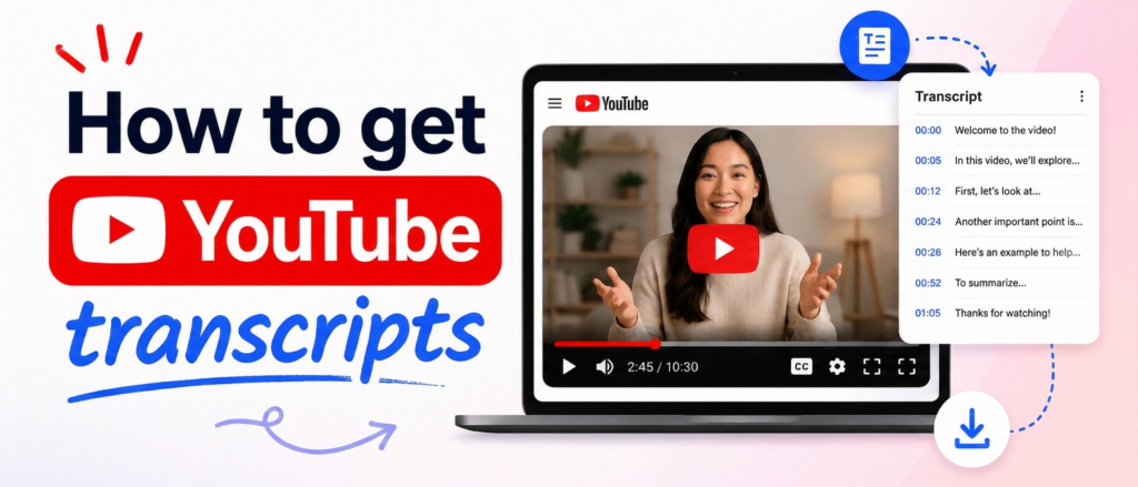 Get YouTube transcript