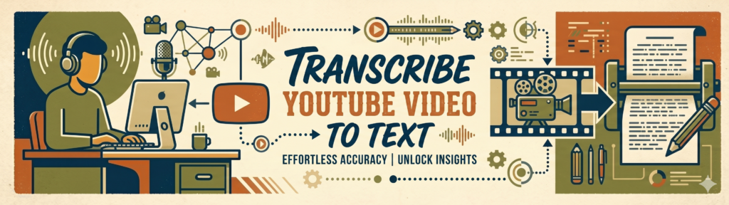 Transcribe YouTube to text