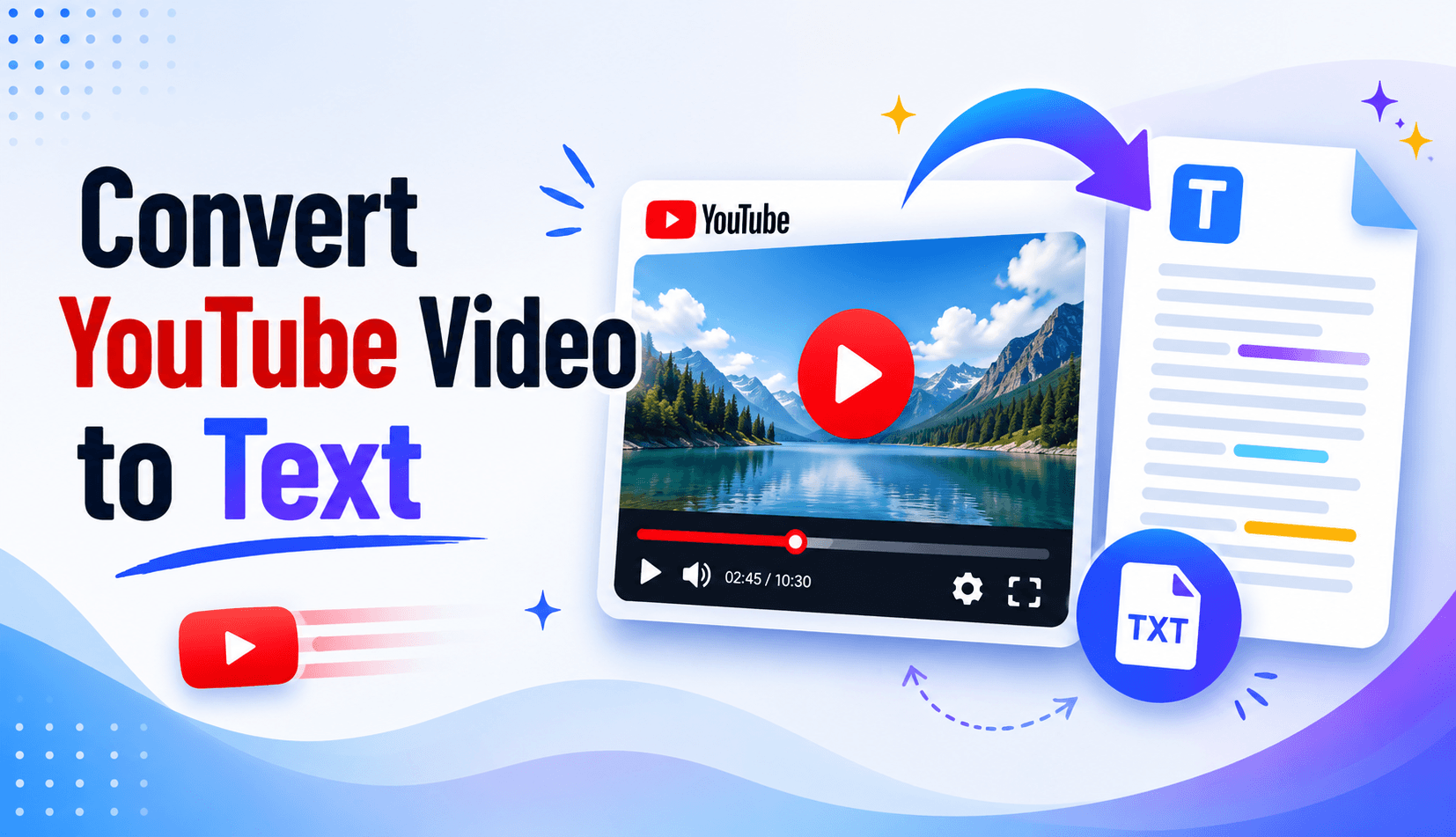 [Complete Guide] How to Convert YouTube Video to Text Easily and Quickly