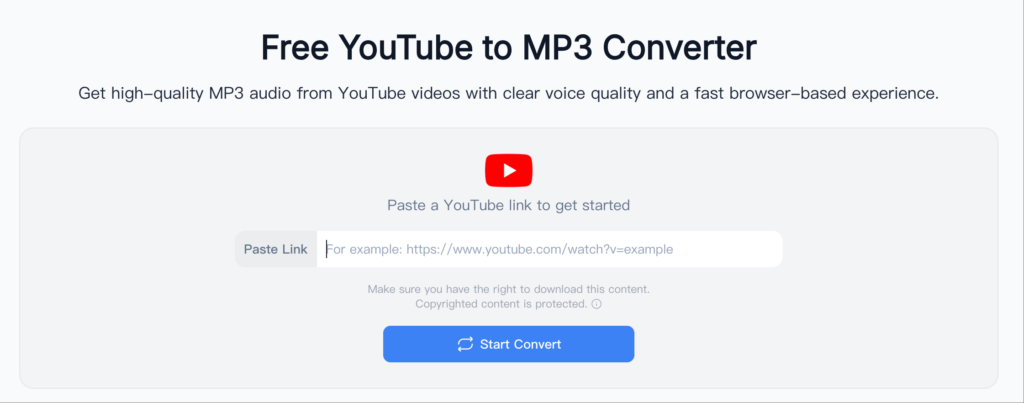AudioConverter.ai YouTube to MP3 Converter