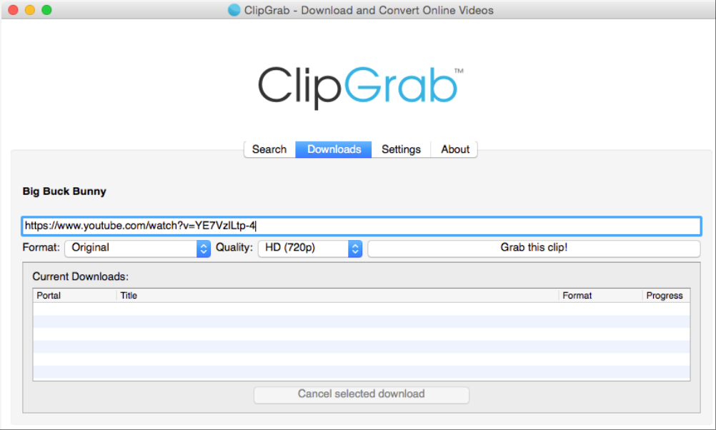 ClipGrab YouTube to MP3 Converter