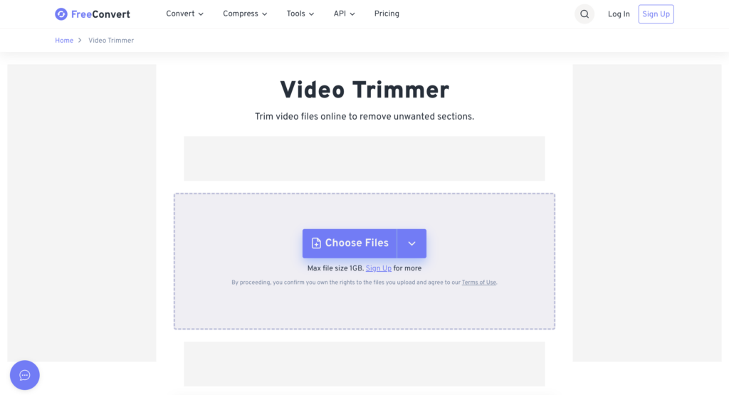 FreeConvert Online Video Trimmer